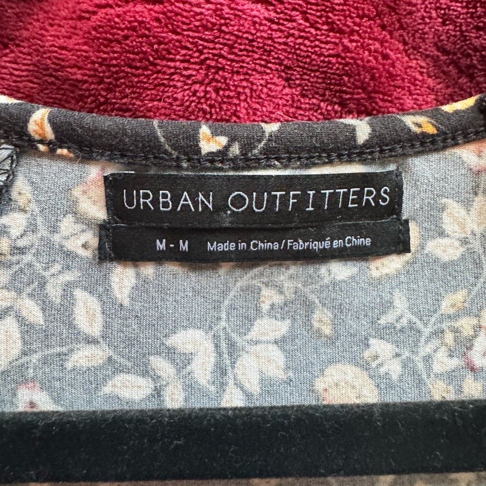 Urban Outfitters Floral Flutter Sleeve V-Neck Sundress - Picture 5 of 5